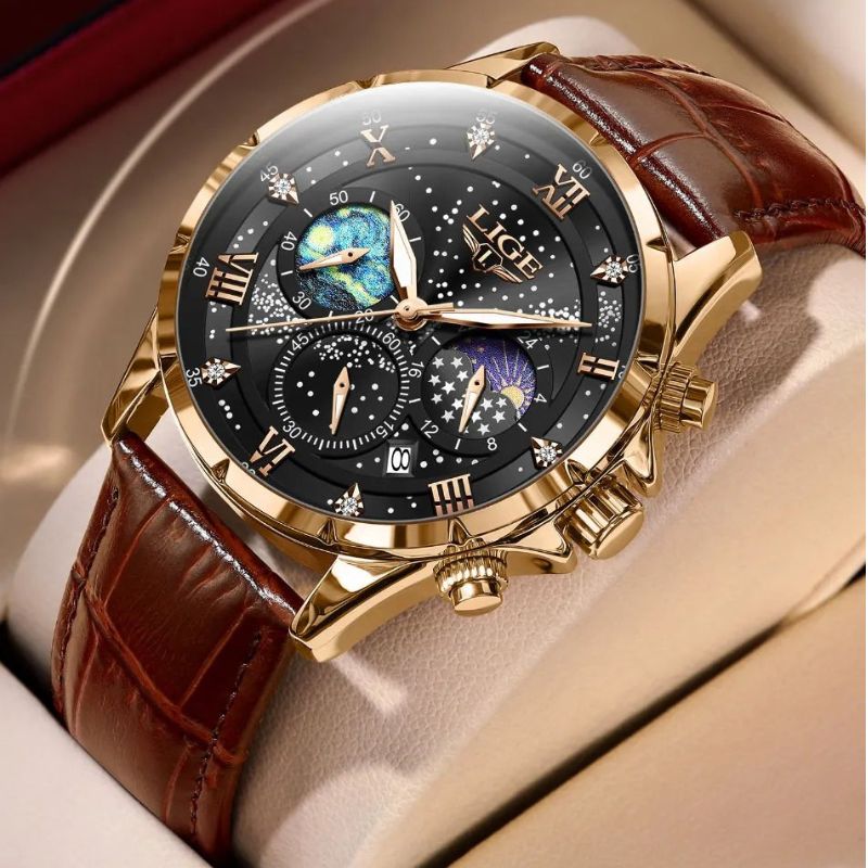 Anders™ - Elegant Moonphase Ur