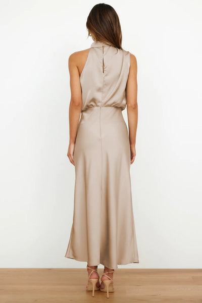 Carlina™ | Satin Maxi Kjole