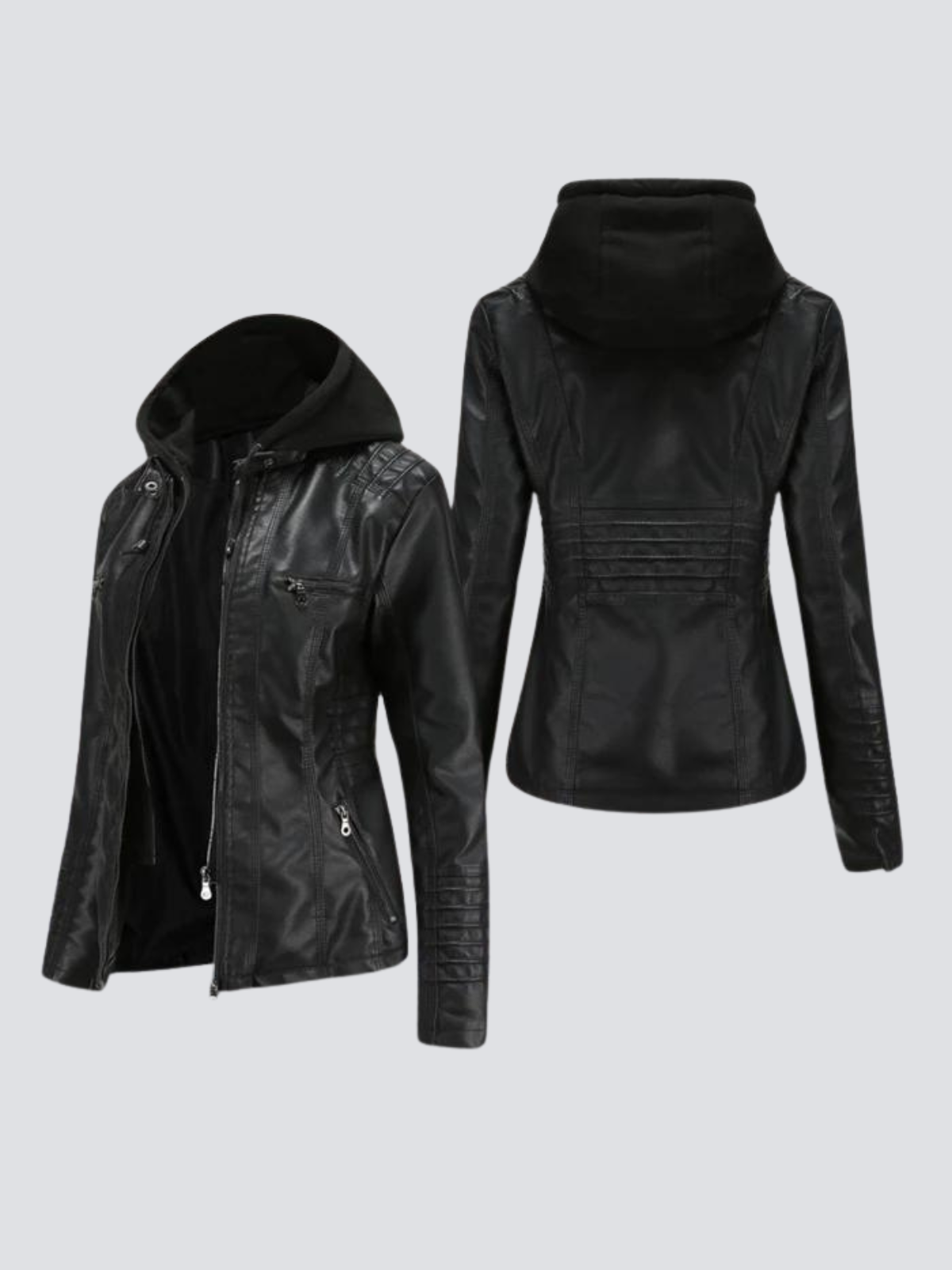 Olaria™ | Bequeme Vegan Lederjacke