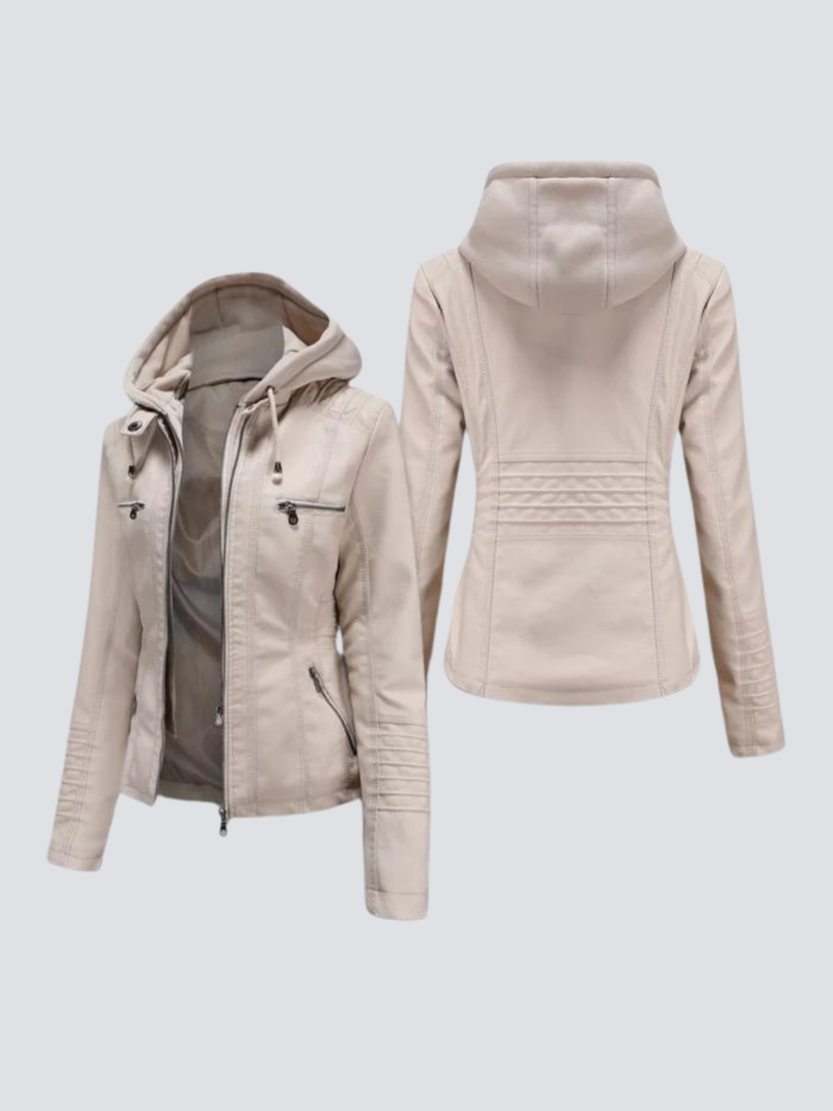 Olaria™ | Bequeme Vegan Lederjacke