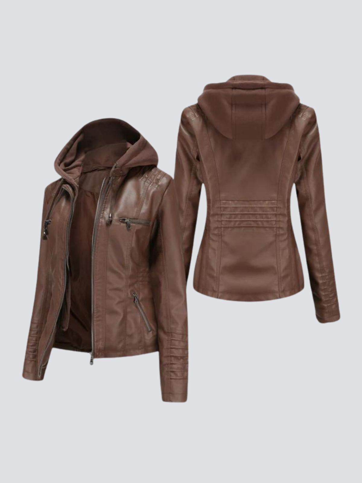 Olaria™ | Bequeme Vegane Lederjacke