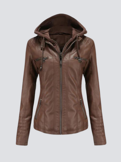 Olaria™ | Bequeme Vegane Lederjacke