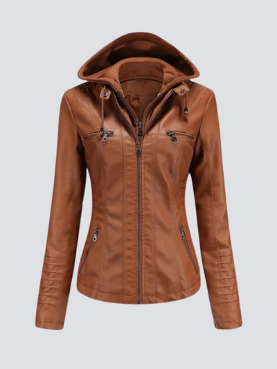 Olaria™ | Bequeme Vegane Lederjacke