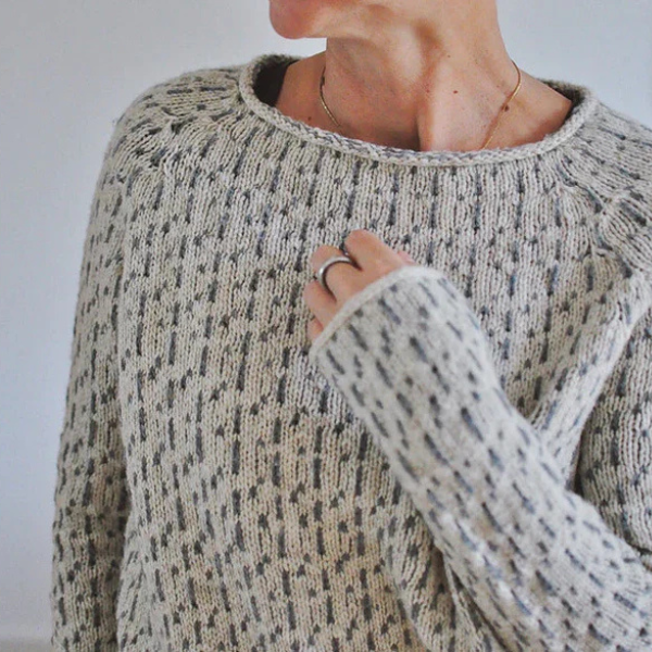 Amanda - Tætstrikket sweater